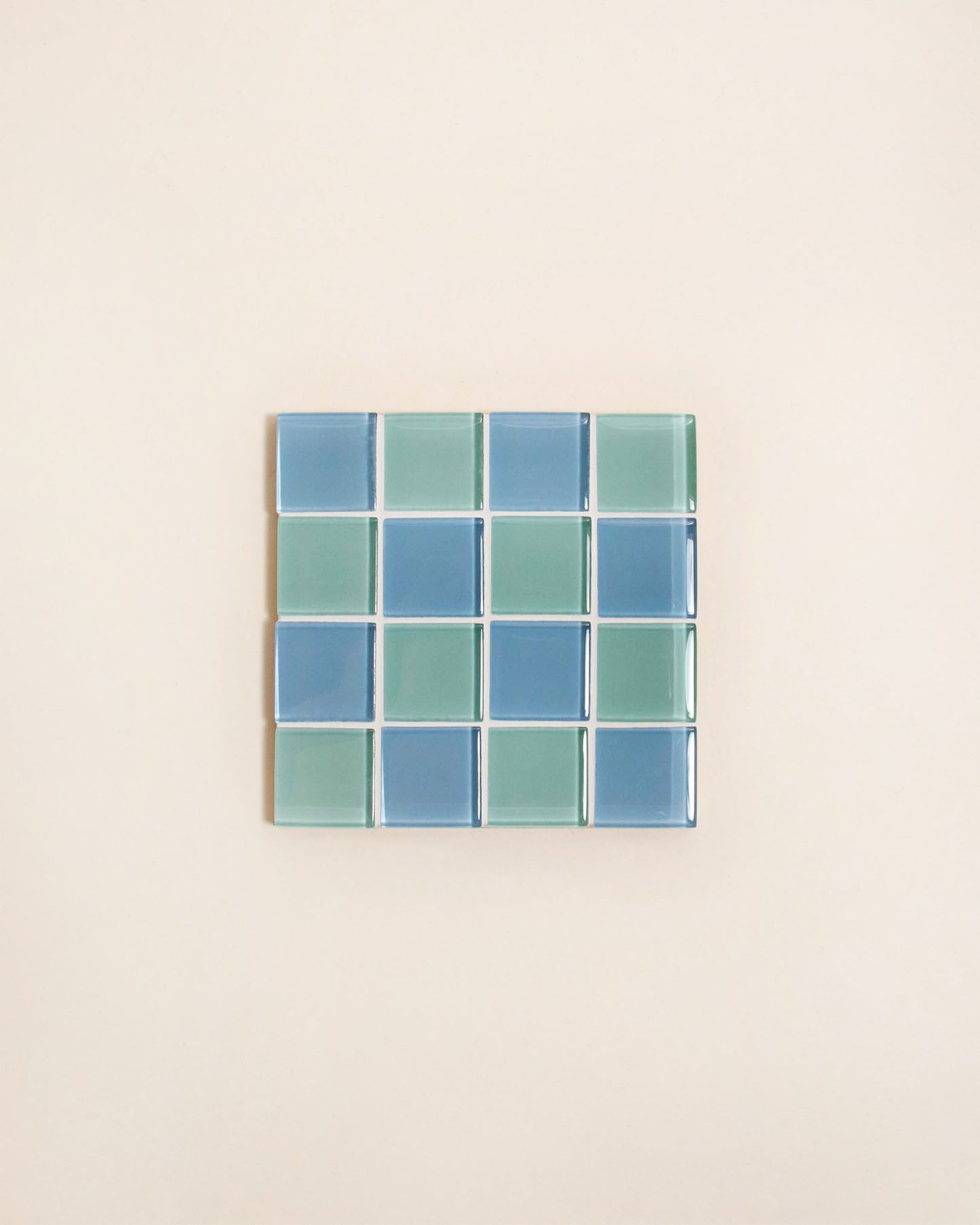 Handcrafted coasters made with high quality glass tiles. They don't just have to be a coaster though, use them for whatever your heart desires honestly. They're just dreamy little pops of color for your space!