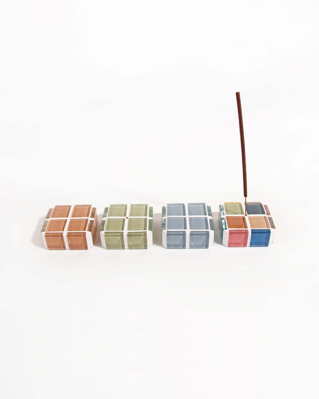 Glass Tile Incense Holder