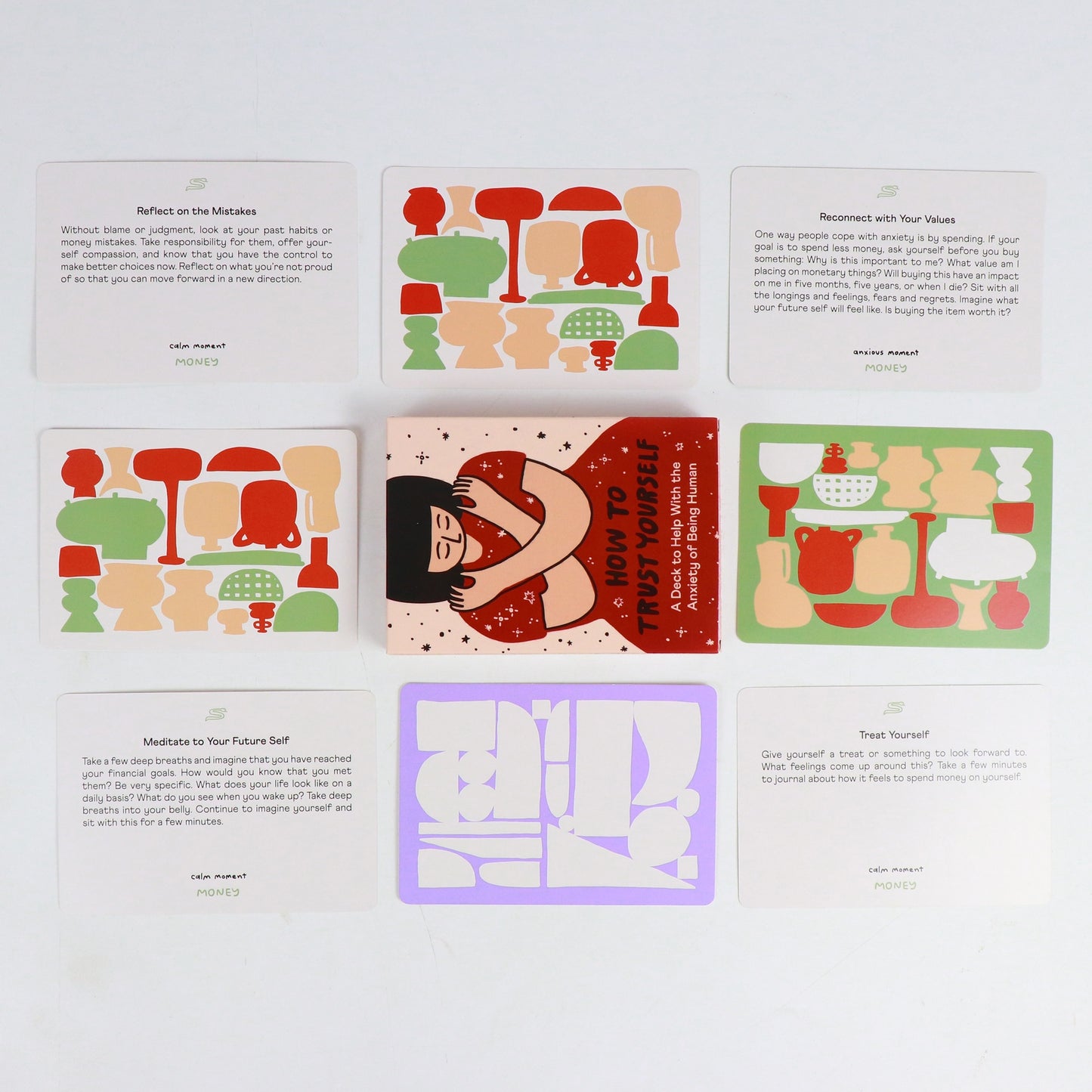 This deck, created with Kathleen Wonacott, LCSW, asks readers to dig deeper into the roots of their anxieties so that they can move through them with self-compassion and insight.