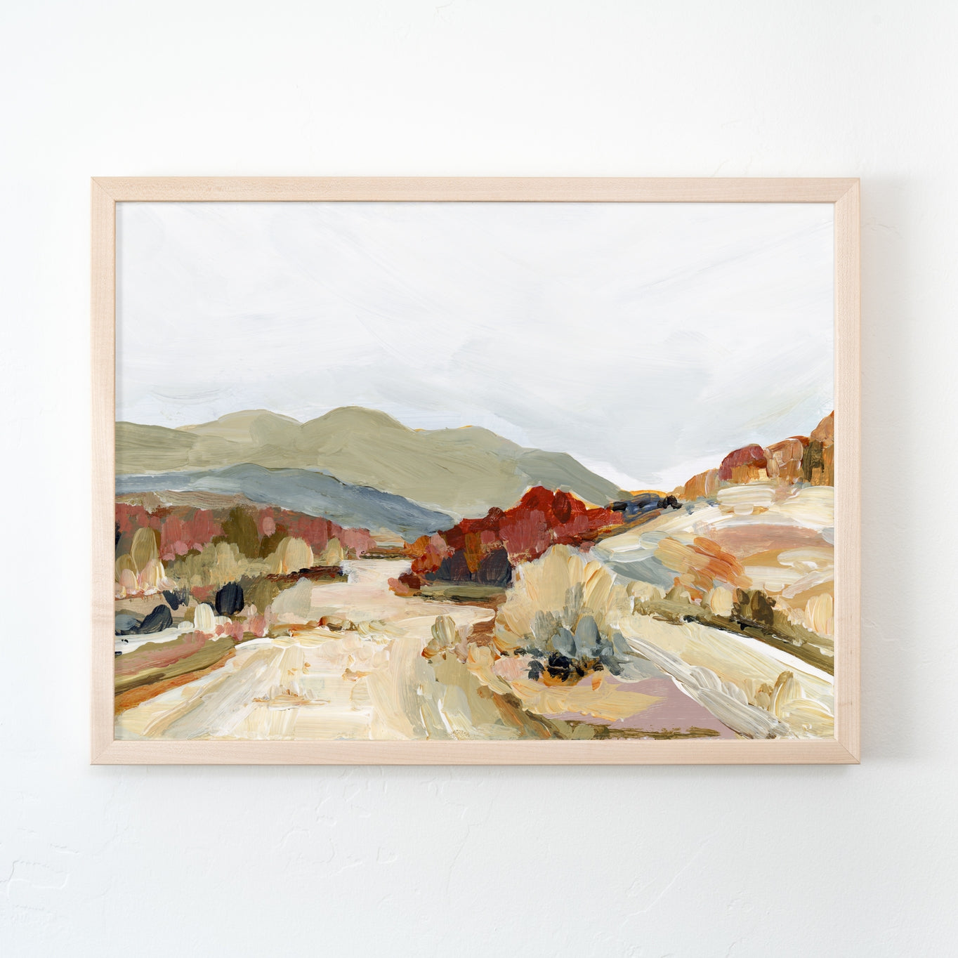 Joshua Tree River Bed Canvas Print