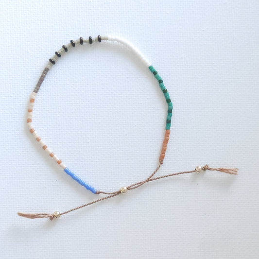 Adjustable Beaded Bracelet