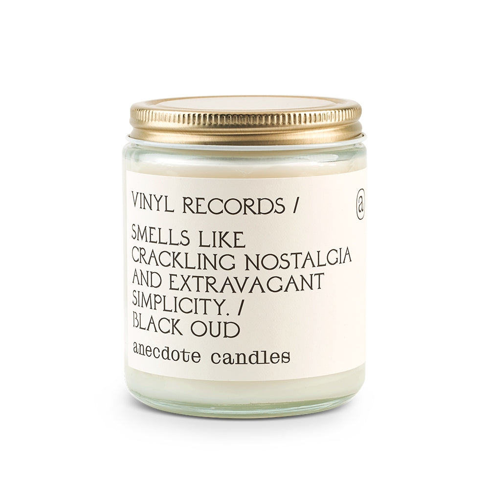 Vinyl Records Candle