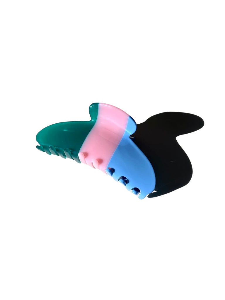 Stripe Claw Clip