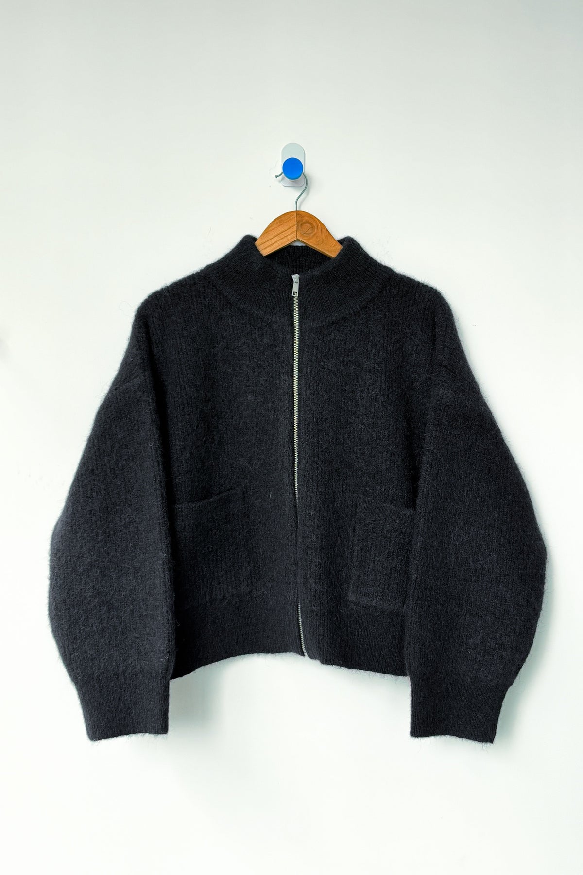 Alpaca Zip Front Jacket