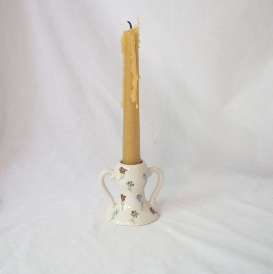 Amphora Candle Stick Holder / erika christine ceramics