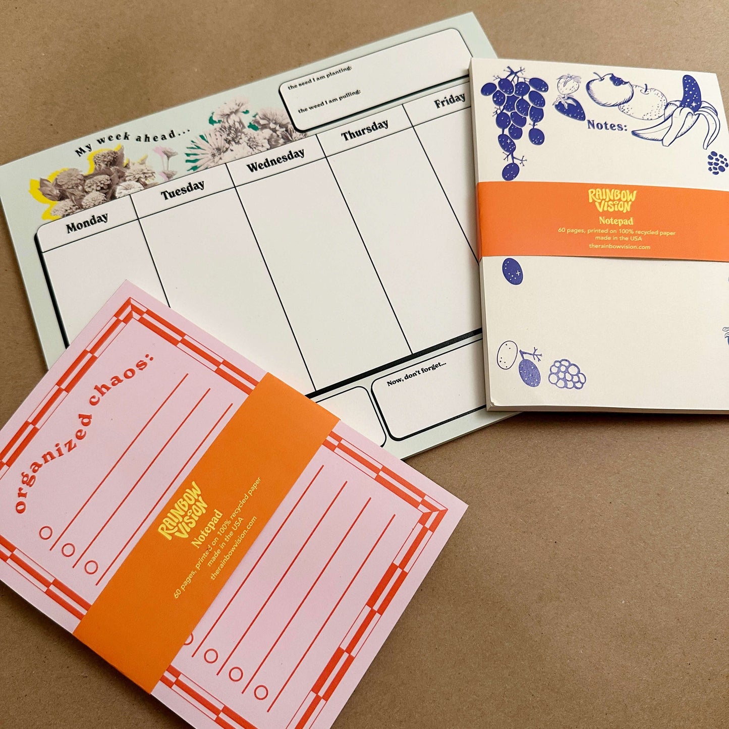 Weekly Desk Planner