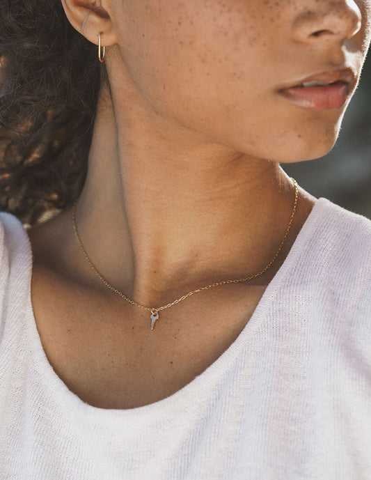 Baleen Key Necklace