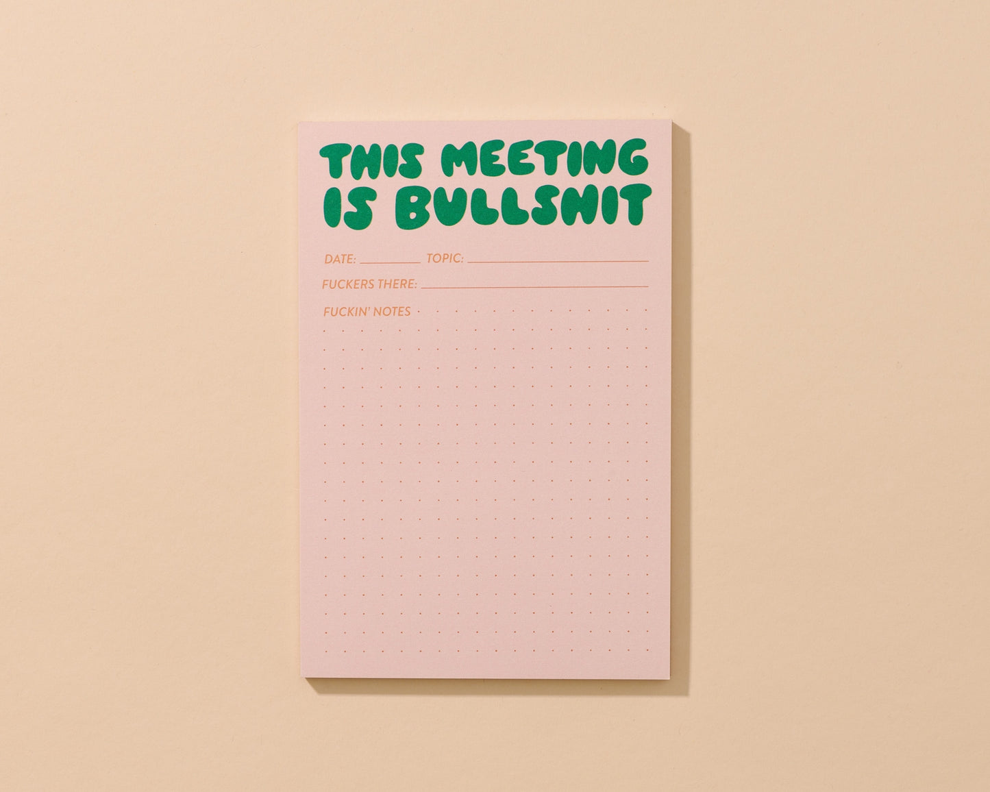 This Meeting Is Bullshit Notepad