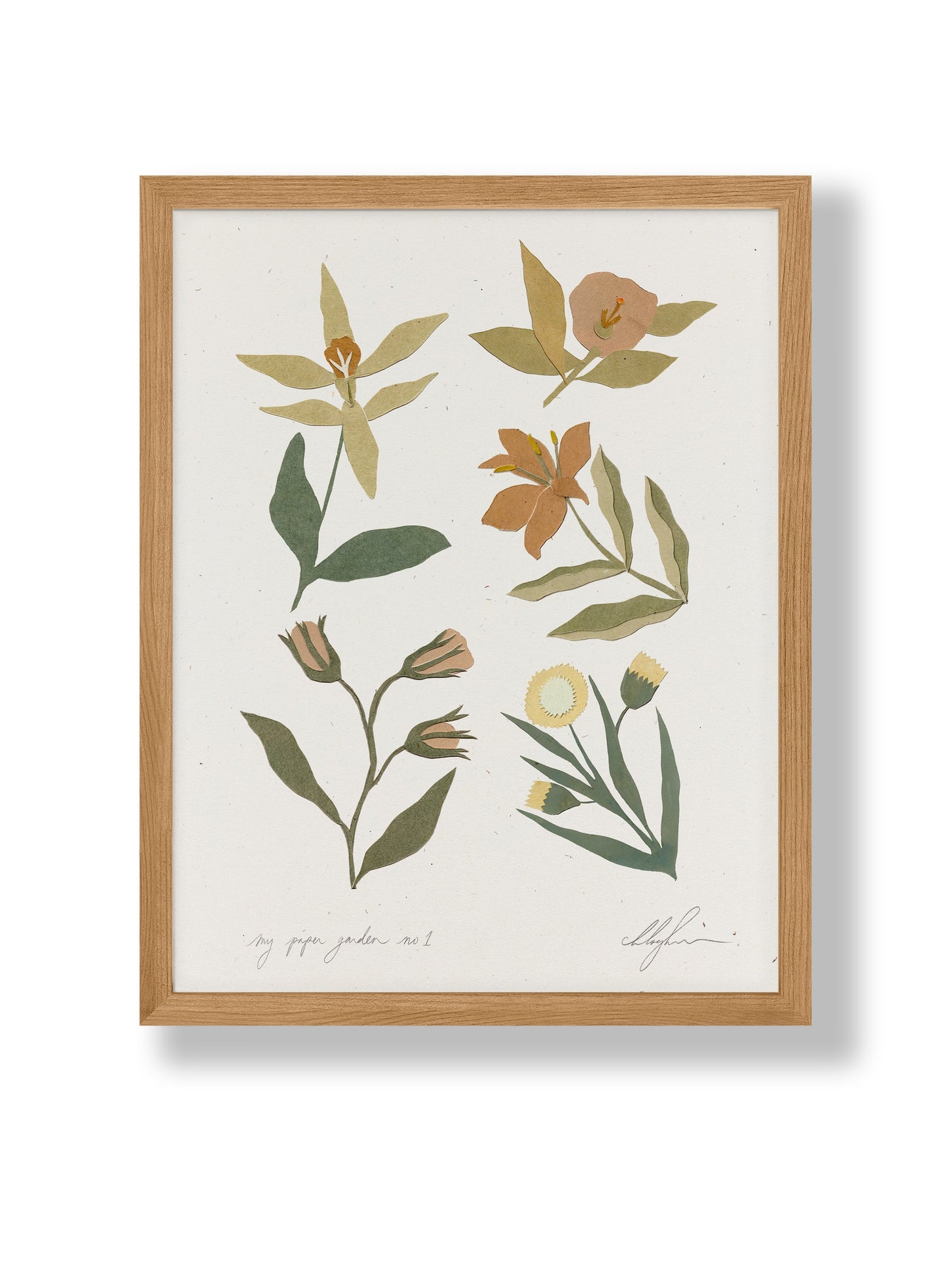 My Paper Garden No.1 by Coco Shalom. Prints are made with 100% recycled paper, containing 30% post consumer waste, produced with 100% green power and 0% BS.