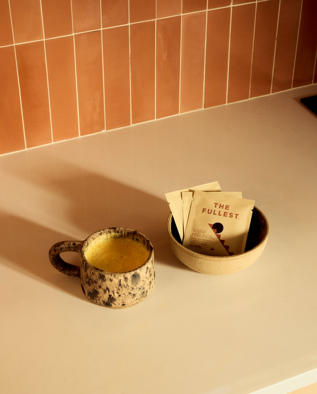 the fullest warm feelings saffron tea