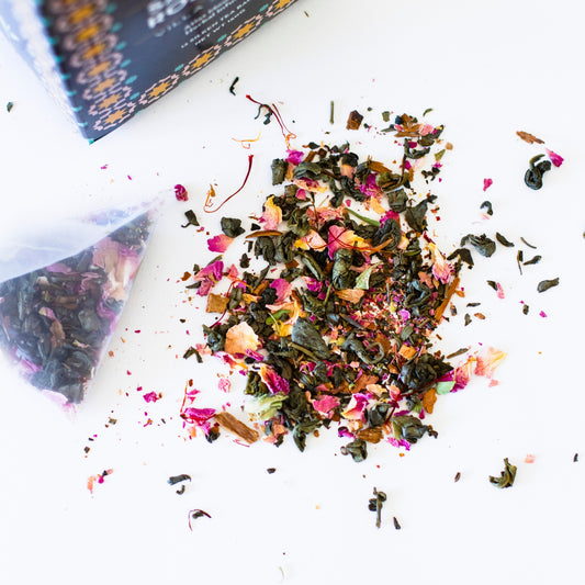 Saffron Rose Green Tea
