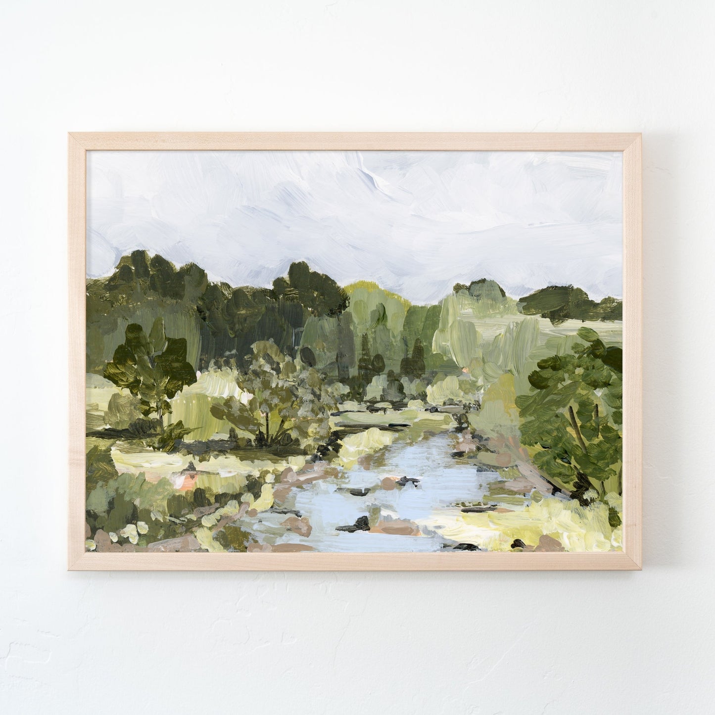 Countryside Creek Canvas Print