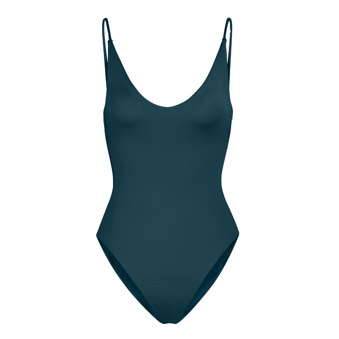 This is your 24/7, 365. From swimming laps to spontaneous waterfall jumps to the dance floor, just a few reasons why this suit will be your #1. A v neck one piece swimsuit that suits all boobs with a high cut leg and minimal bum coverage. One of Left on Friday's best sellers, for good reason, with its insanely soft, smoothing coverage fabric.