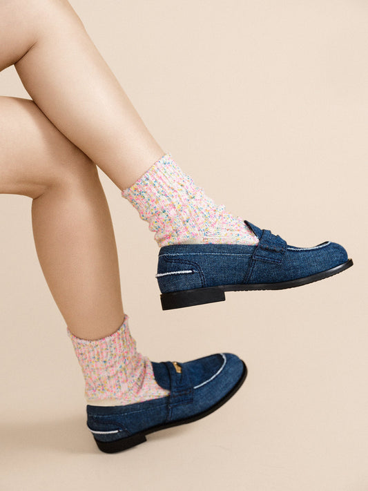 Hansel from Basel Disco Short Crew Socks