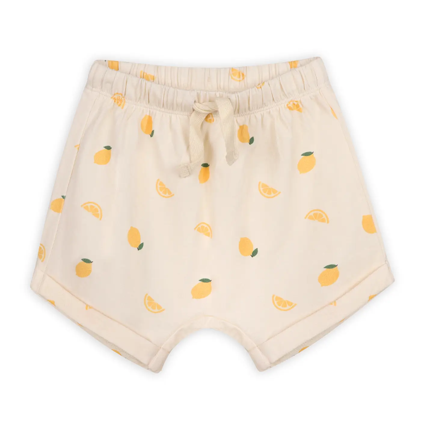 Lemon-print organic cotton baby clothing gift set. Includes tee and shorts all organic.