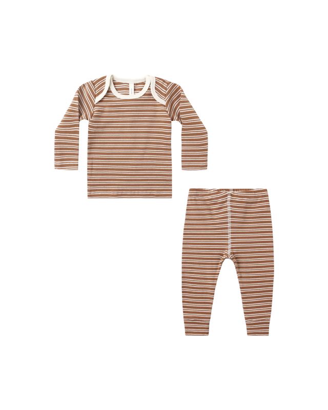Ribbed Tee and Legging Set