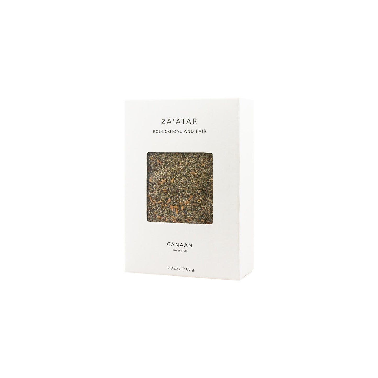 Za'atar is the most beloved spice mix in Palestine. Canaan's women make za’atar according to tradition with freshly harvested and dried oregano, roasted sesame seeds, and sumac. The fresh aroma of oregano, the acidity of sumac, and the nutty flavor from sesame add up to a winning combination of texture and flavor.