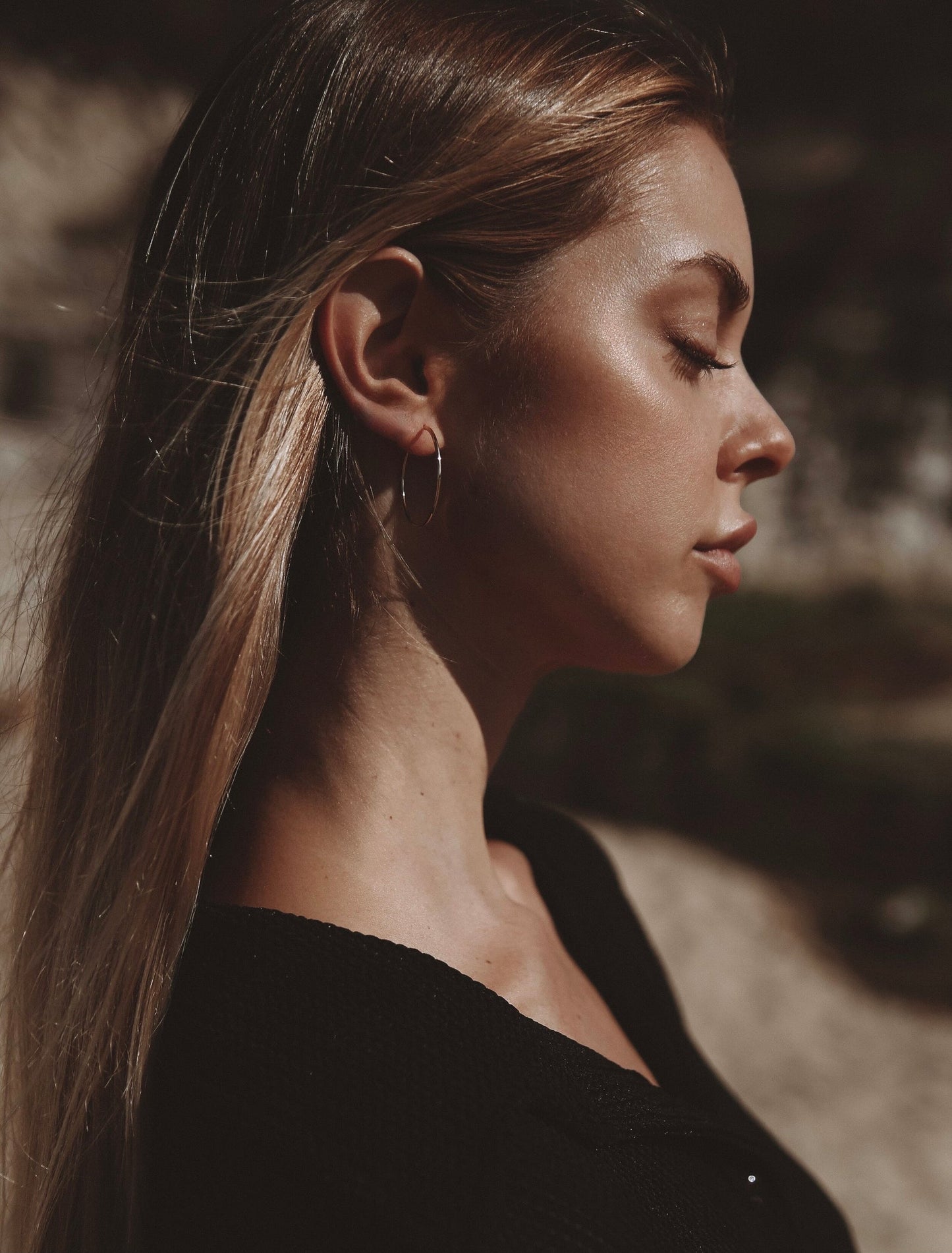 Simple seamless light weight hollow hoop earrings for any day and everywhere. Every jewelry collection needs its foundational basics and a simple hoop is a timeless classic you’ll keep on rotation, perfect for any occasion. Handmade in the Santa Cruz Mountains.
