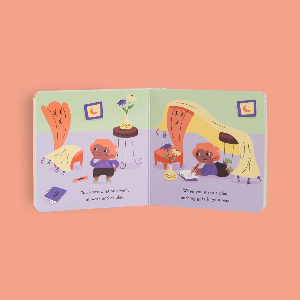 With rhyming text and adorable art, Little Zodiac Board Books are a sweet and starry-eyed series of board books with one book for each astrological sign. This cute and colorful board book series offers a sweet and accessible introduction to a baby's first horoscope! capricorn