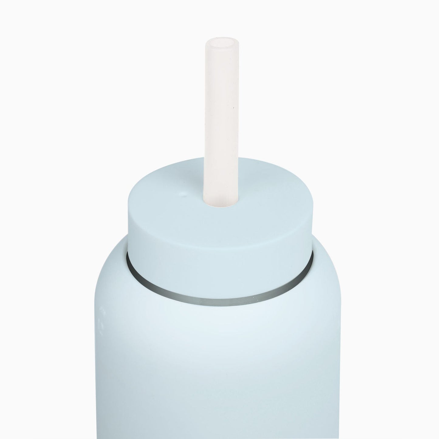 A reusable silicone straw & cap for clean, easy drinking, made to pair with the Hydration Tracking Water Bottle. Made from the purest food-grade silicone. Available at Thread Spun in Encinitas, Ca.