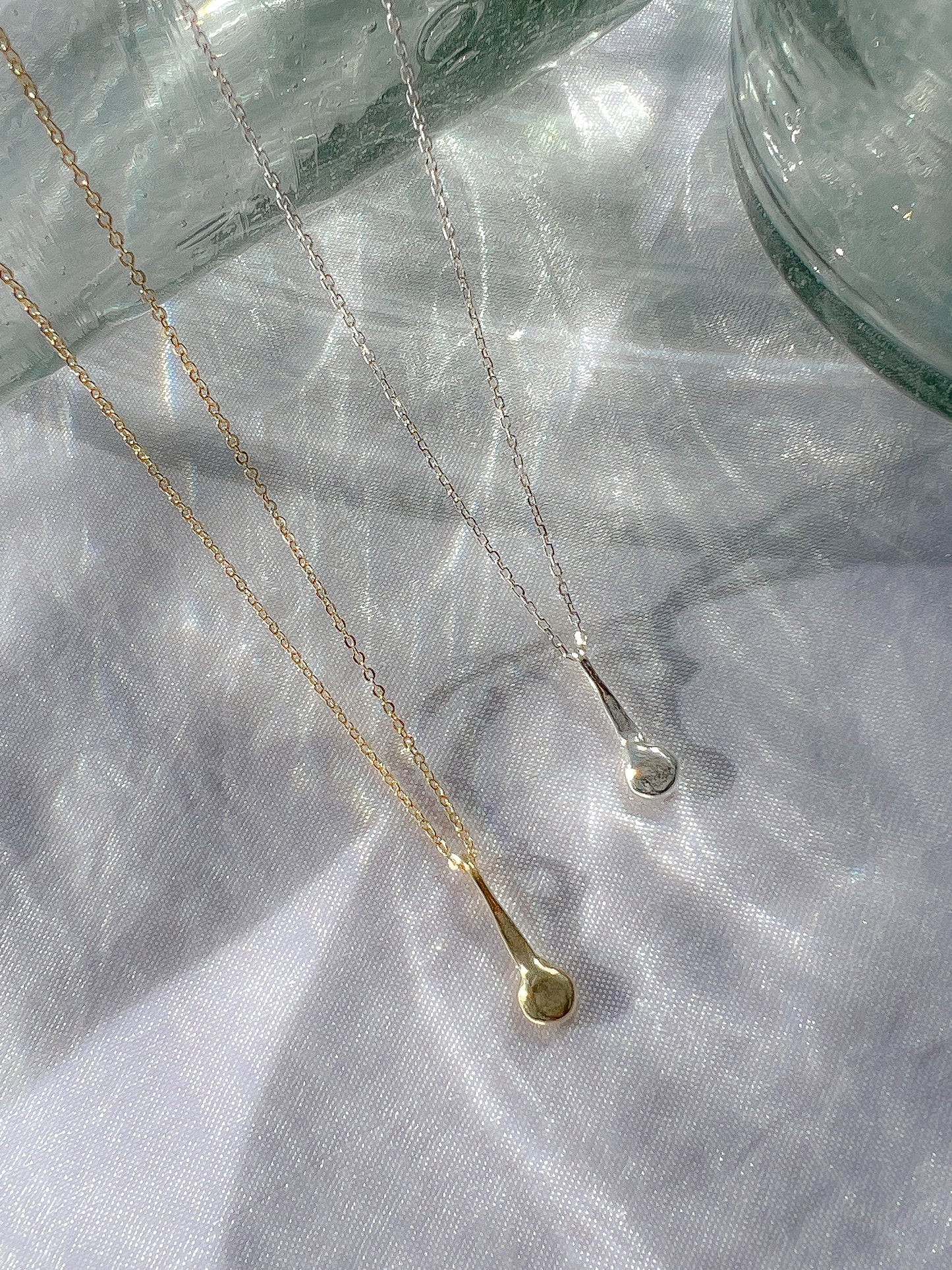 Handmade simple talisman necklace to adorn your neck. Sustainably made in northern California by Amanda Hunt.