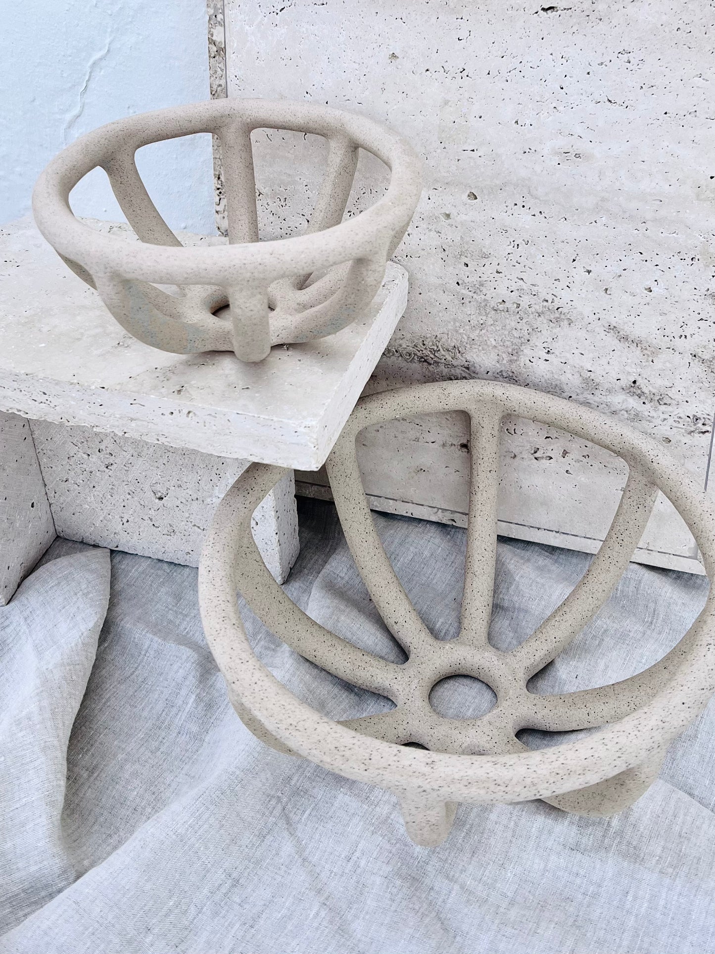 The Prong bowl is redefining the coiling technique. Each and every bowl is slightly unique, just like the homes they’re made to live in. Handmade in Brooklyn, NY.