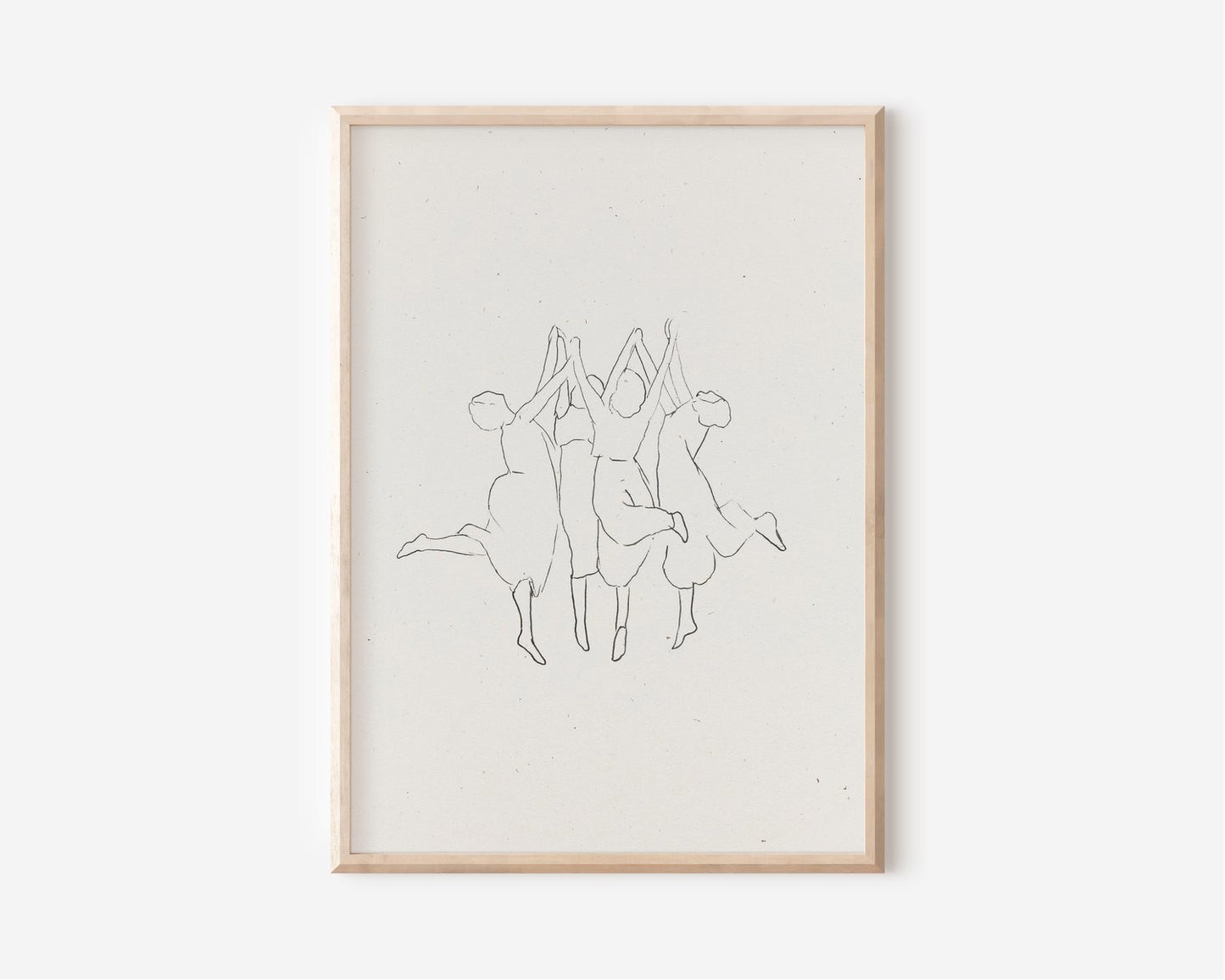 Girls Night Out by Coco Shalom. Prints are made with 100% recycled paper, containing 30% post consumer waste, produced with 100% green power and 0% BS.