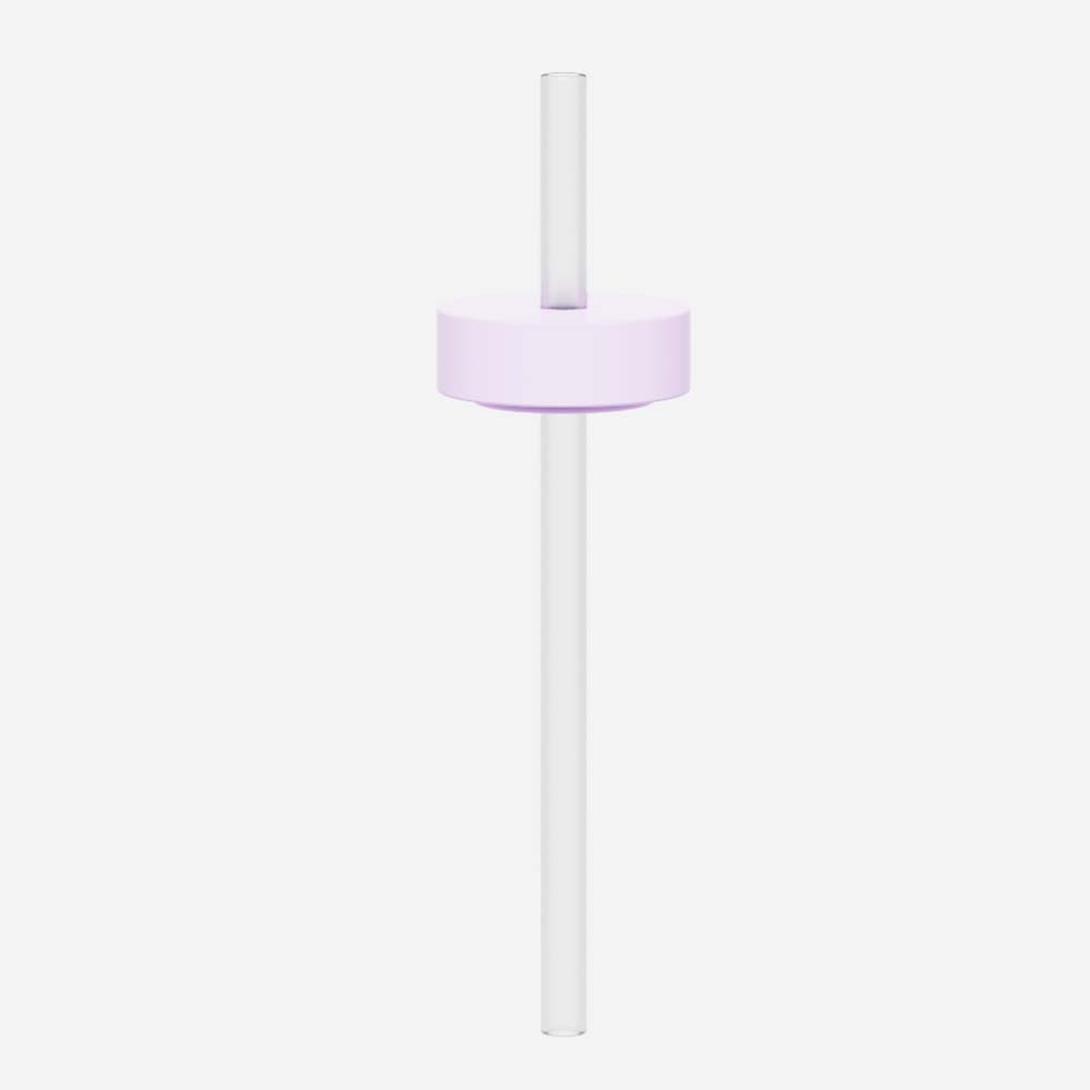 A reusable silicone straw & cap for clean, easy drinking, made to pair with the Hydration Tracking Water Bottle. Made from the purest food-grade silicone. Available at Thread Spun in Encinitas, Ca.