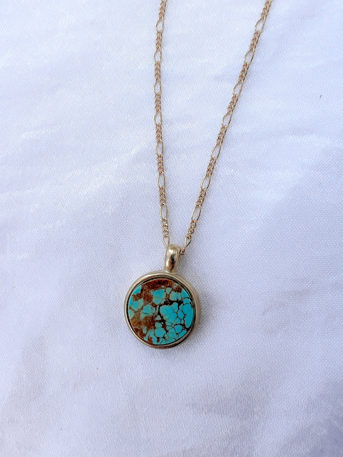 Handmade stone necklace featuring ethically sourced stones on gold-fill or sterling silver, sturdy figaro chain. These are heirloom pieces to hand down