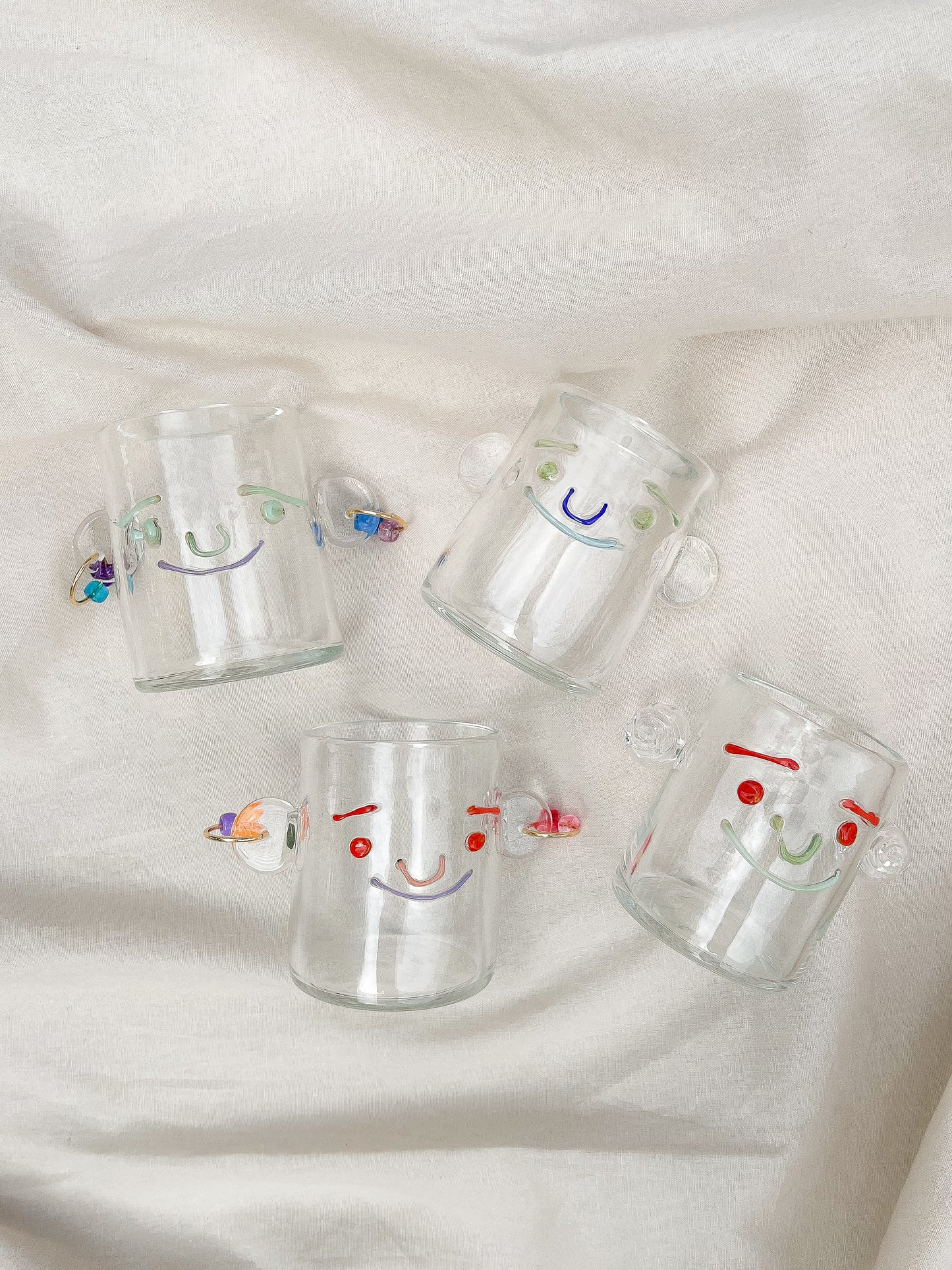 Tak Tak's signature glassware! You can't help but giggle when you see these. Each one has their own unique personality, much like yourself (yes, you!) or a loved one they might remind you of!