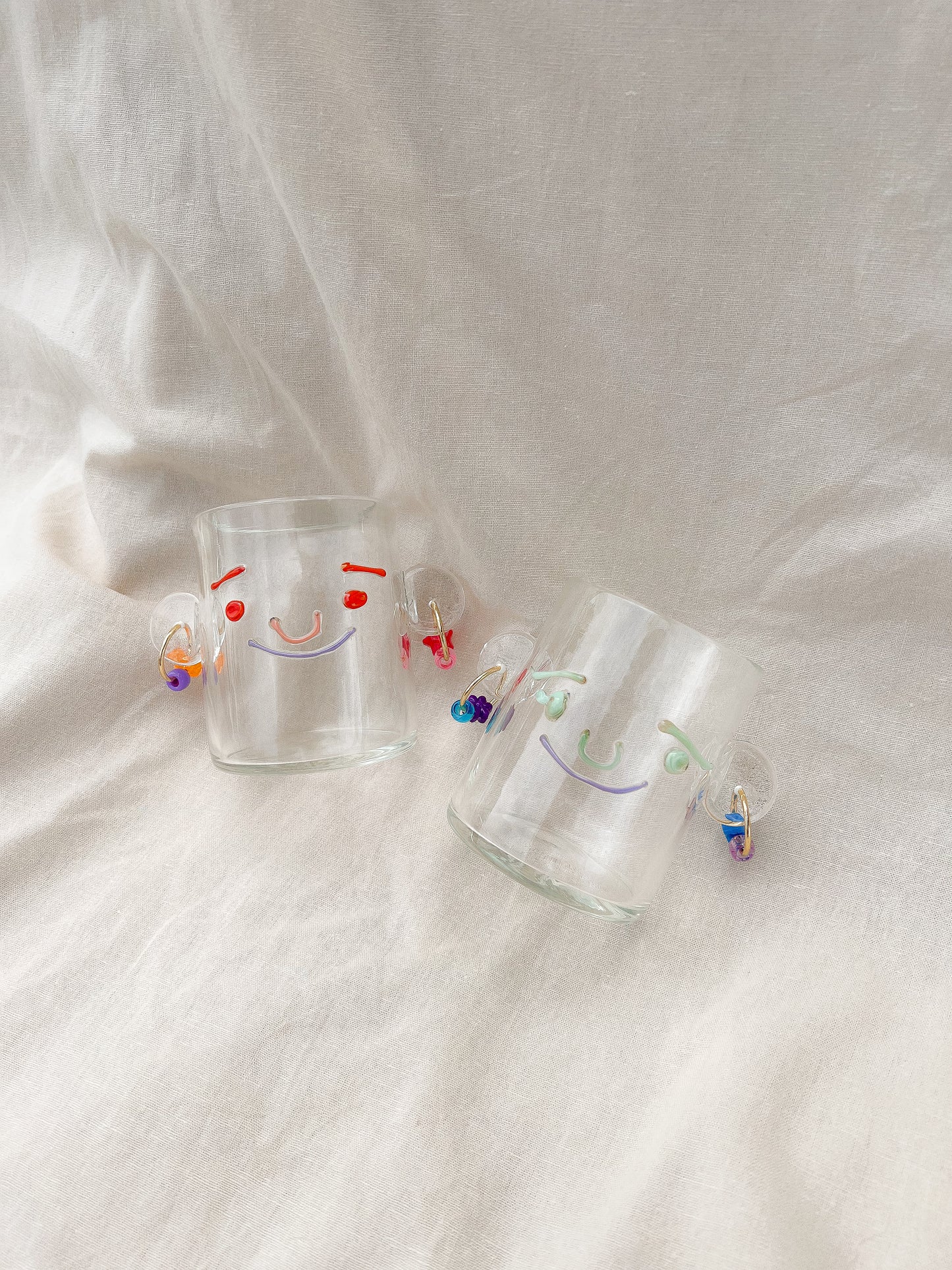 Tak Tak's signature glassware! You can't help but giggle when you see these. Each one has their own unique personality, much like yourself (yes, you!) or a loved one they might remind you of!