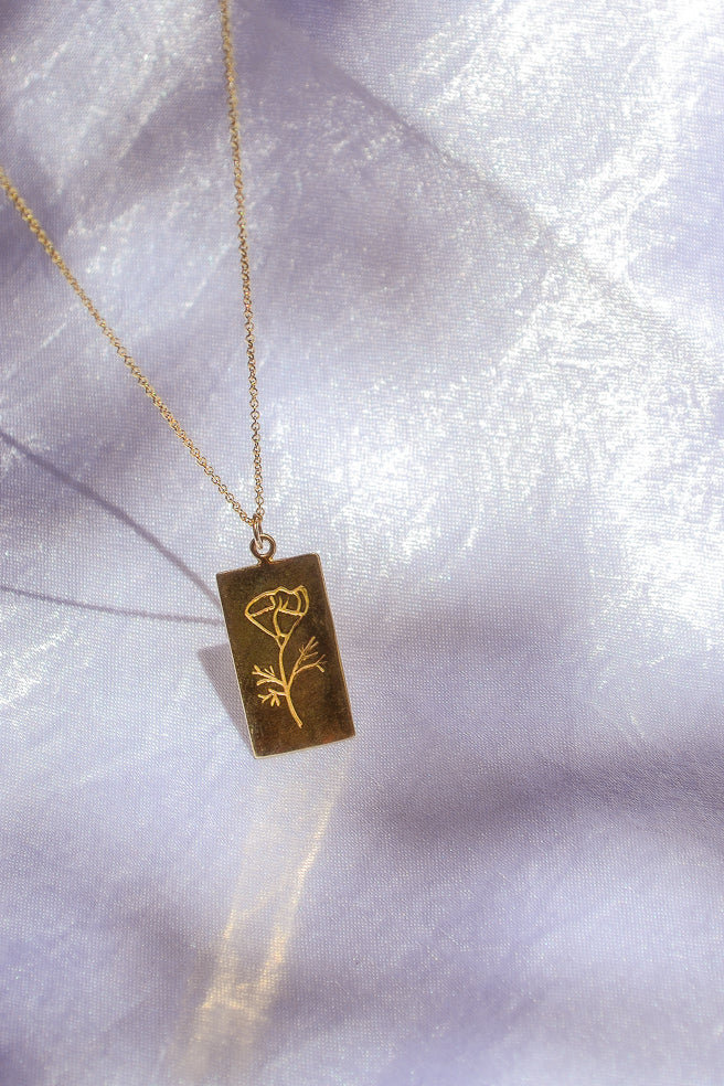 Poppy Tarot Necklace