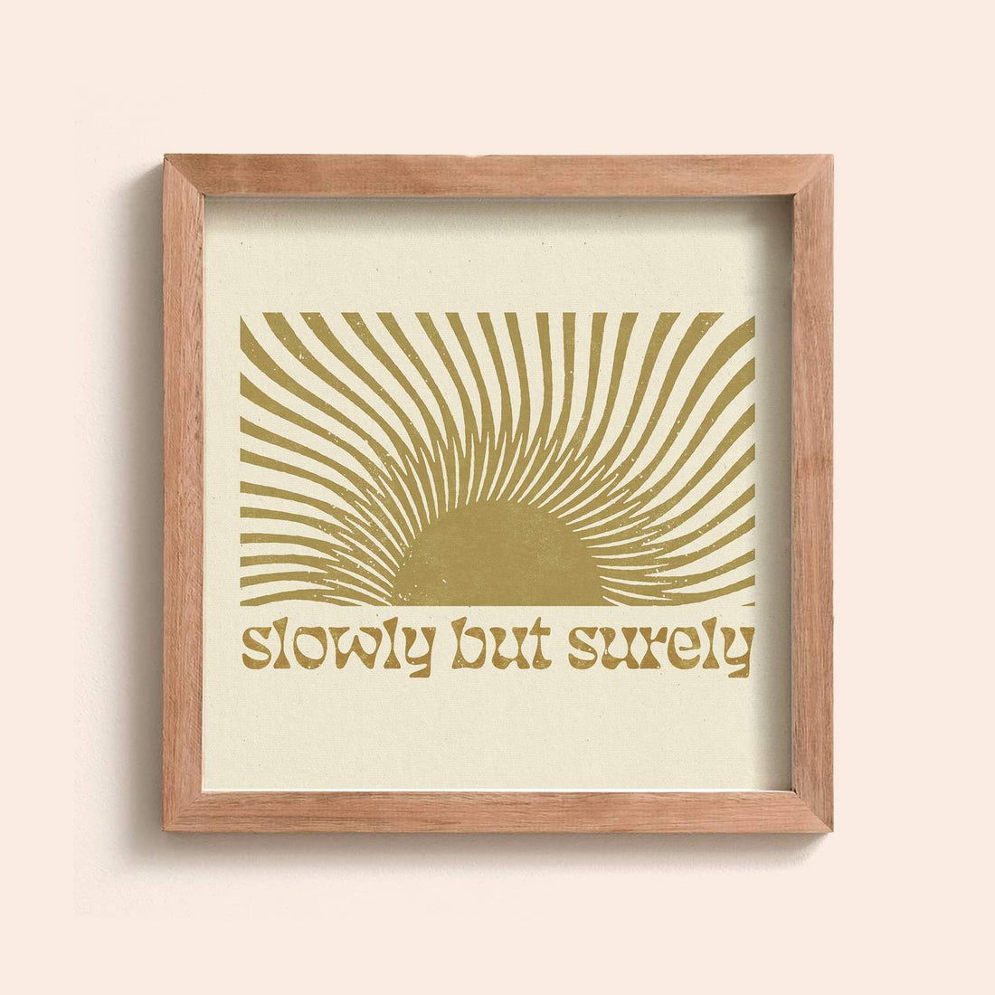 Slowly But Surely Print Thread Spun - Wall Art & Wall Hangings