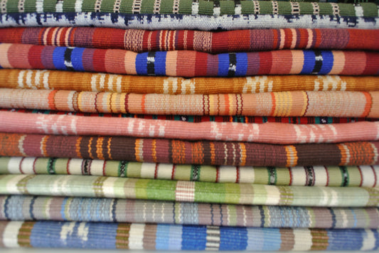 Artisan made and fair trade textiles used by Thread Spun to make handmade surfboard bags.