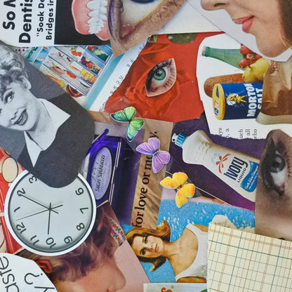 Mini Vintage Mystery Ephemera Craft Kit