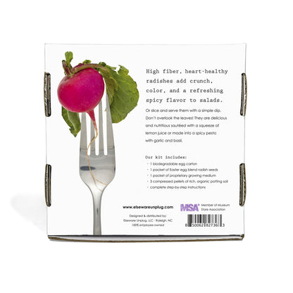 elseware unplug diy radish seed ball kit