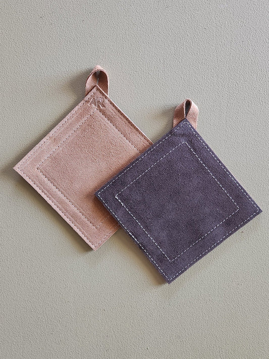 Suede Potholders