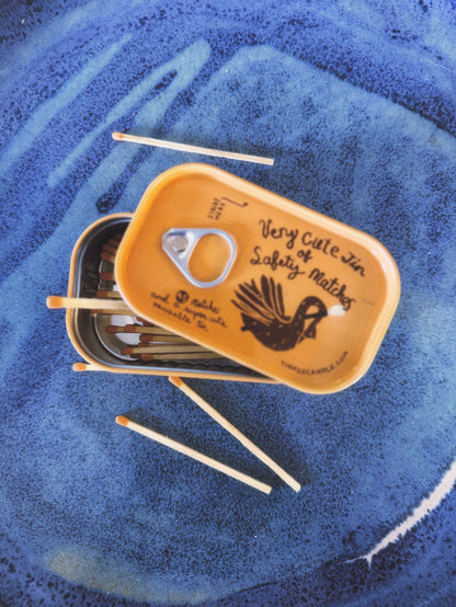 Very Cute Tin of Matches