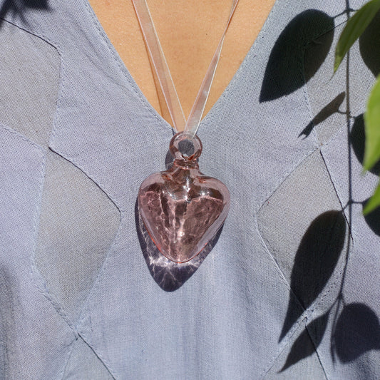 Glass Heart Pendant