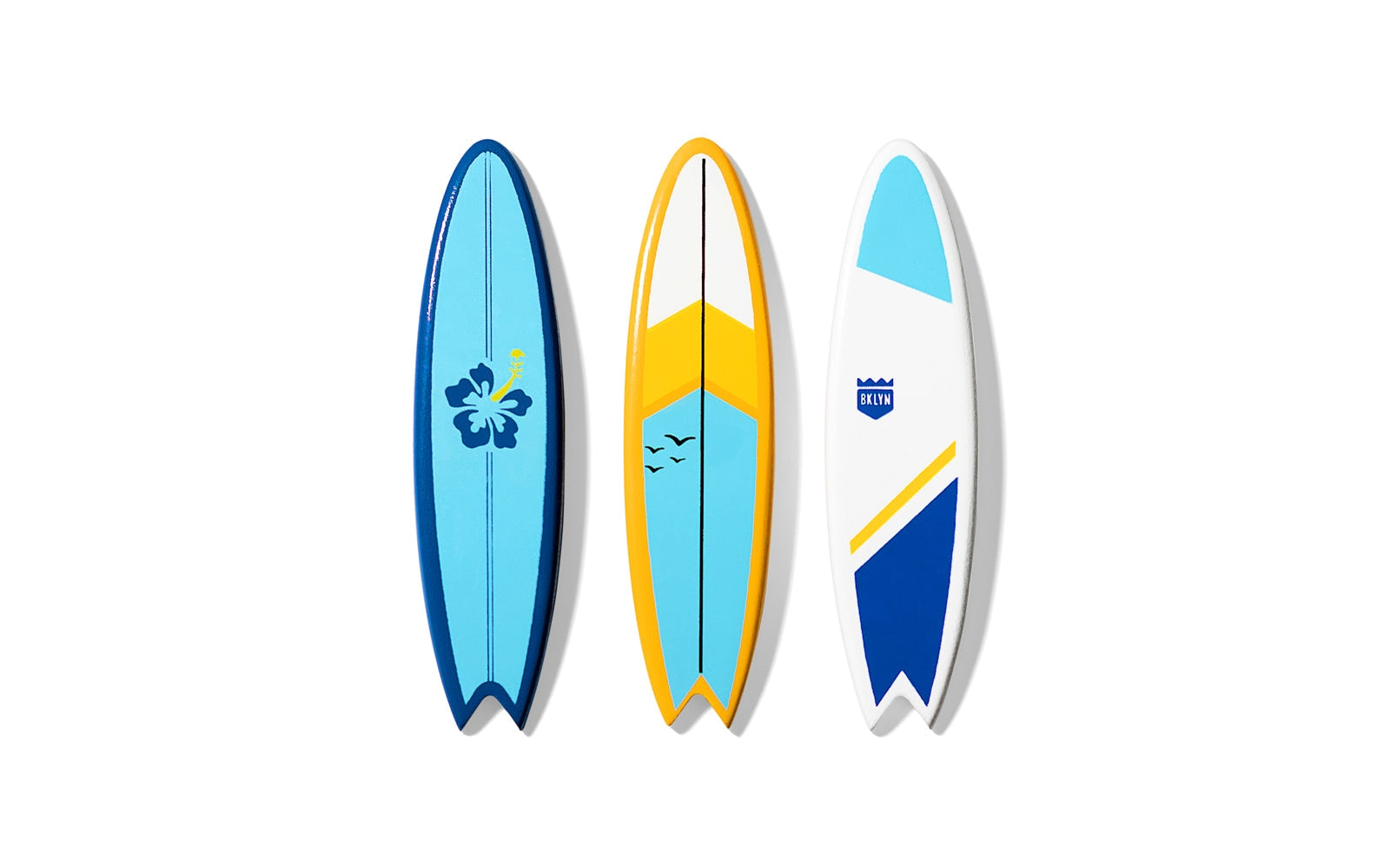 Accessories for your Candylab cars! Grab this pack of 3 unique surfboards, each with an embedded magnet. Throw one on your Big Sur, Woodie, or refrigerator. Made sustainably, made to last, made for fun.