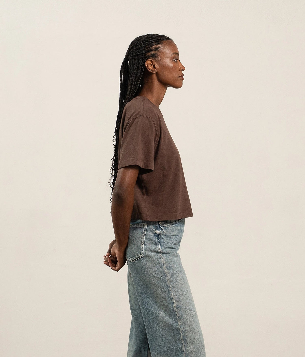 Relaxed Cropped Tee