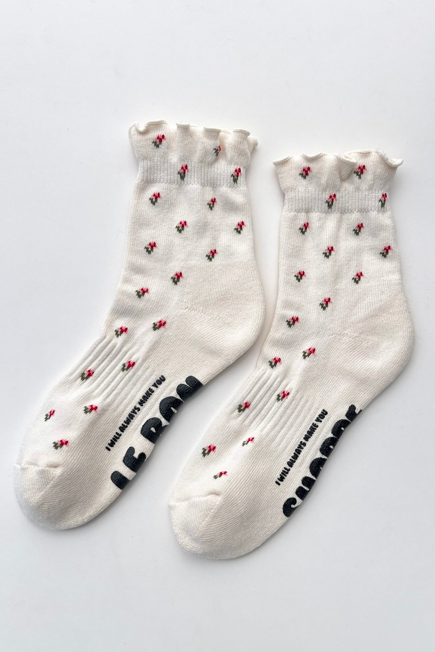 Ruffled Hugger Crew Socks