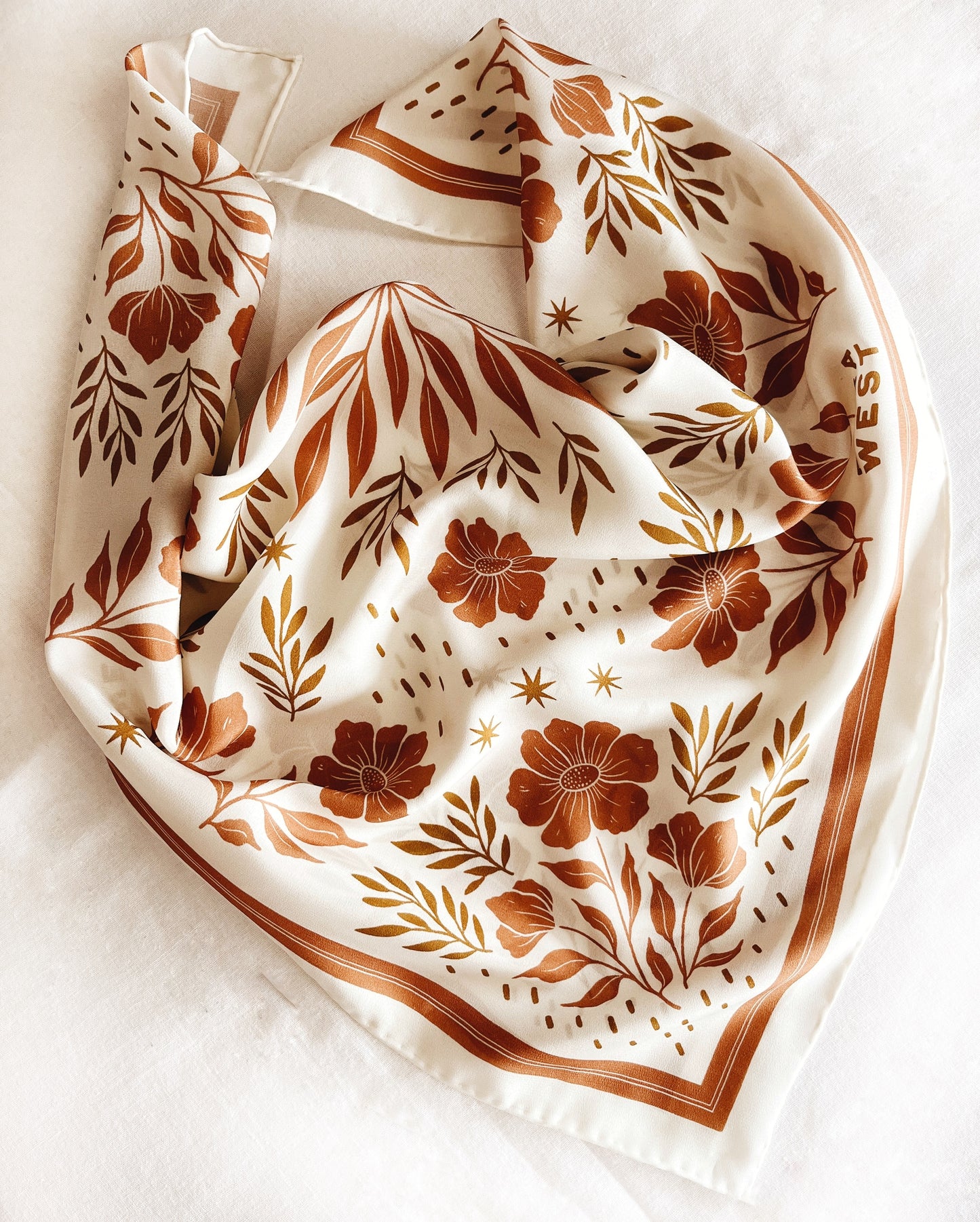 flora west Silk Bandana