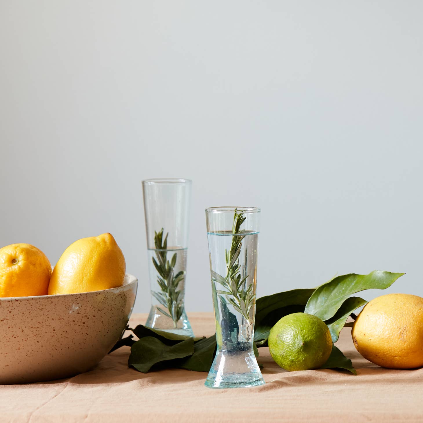 Enjoy your favorite champagne of choice in this sophisticated and elegant flute.  Handblown in morocco using local recycled glass, giving these materials another life. champagne flute by saarde