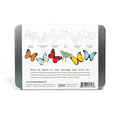 elseware unplug coloring postcards