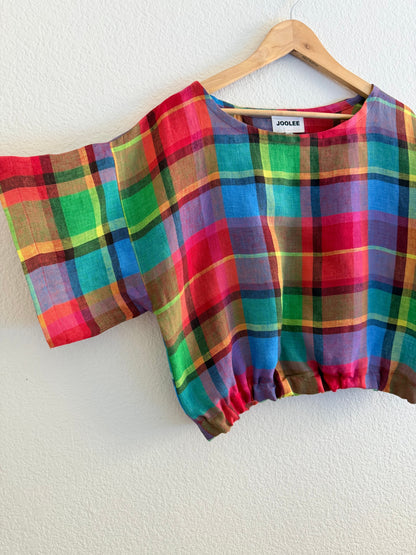 Red Check Top