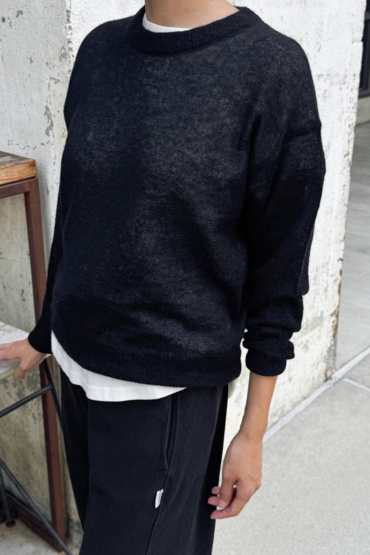le bon shoppe Cecile Mohair Sweater