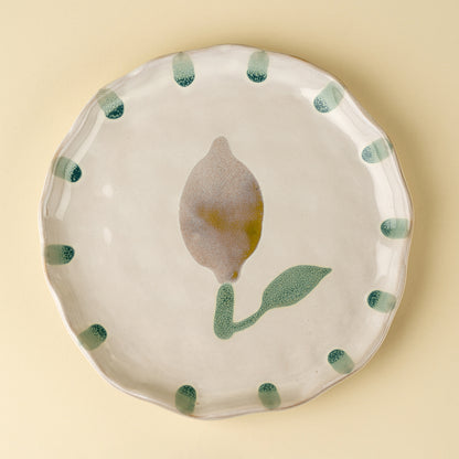 Large Painted Petals Plate