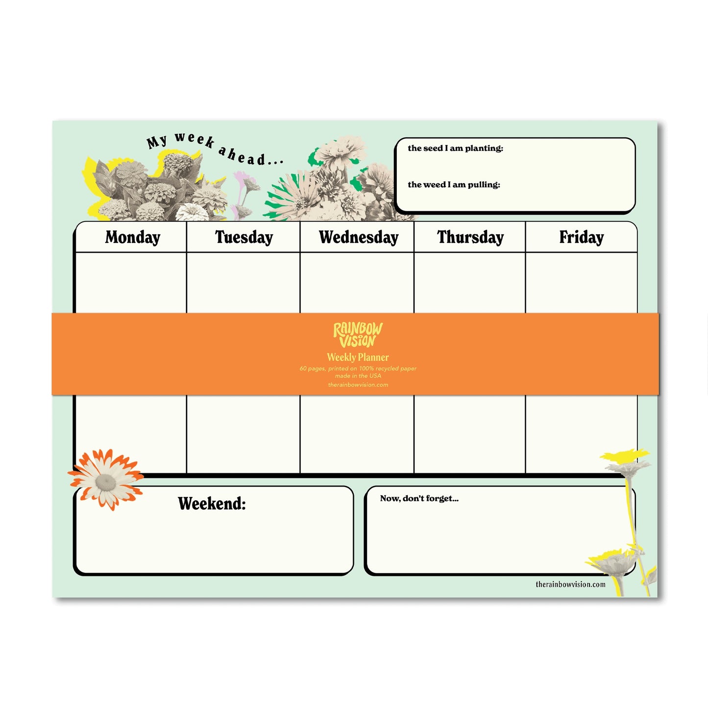 Weekly Desk Planner