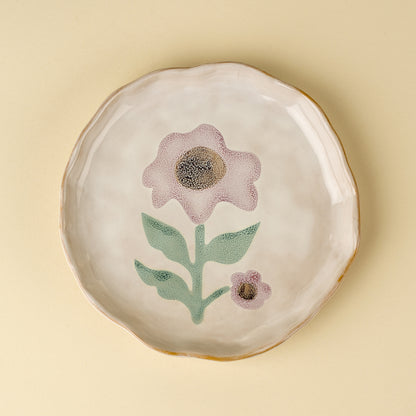 Medium Painted Petals Plate